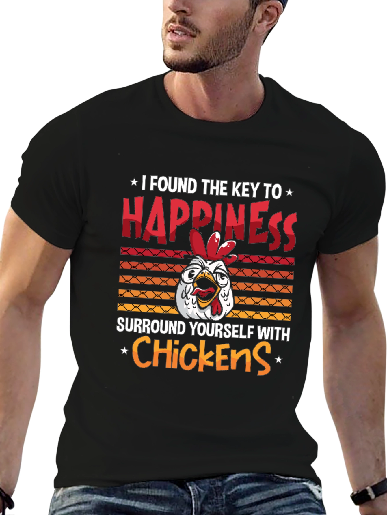 Funny Chicken Happiness T-Shirt