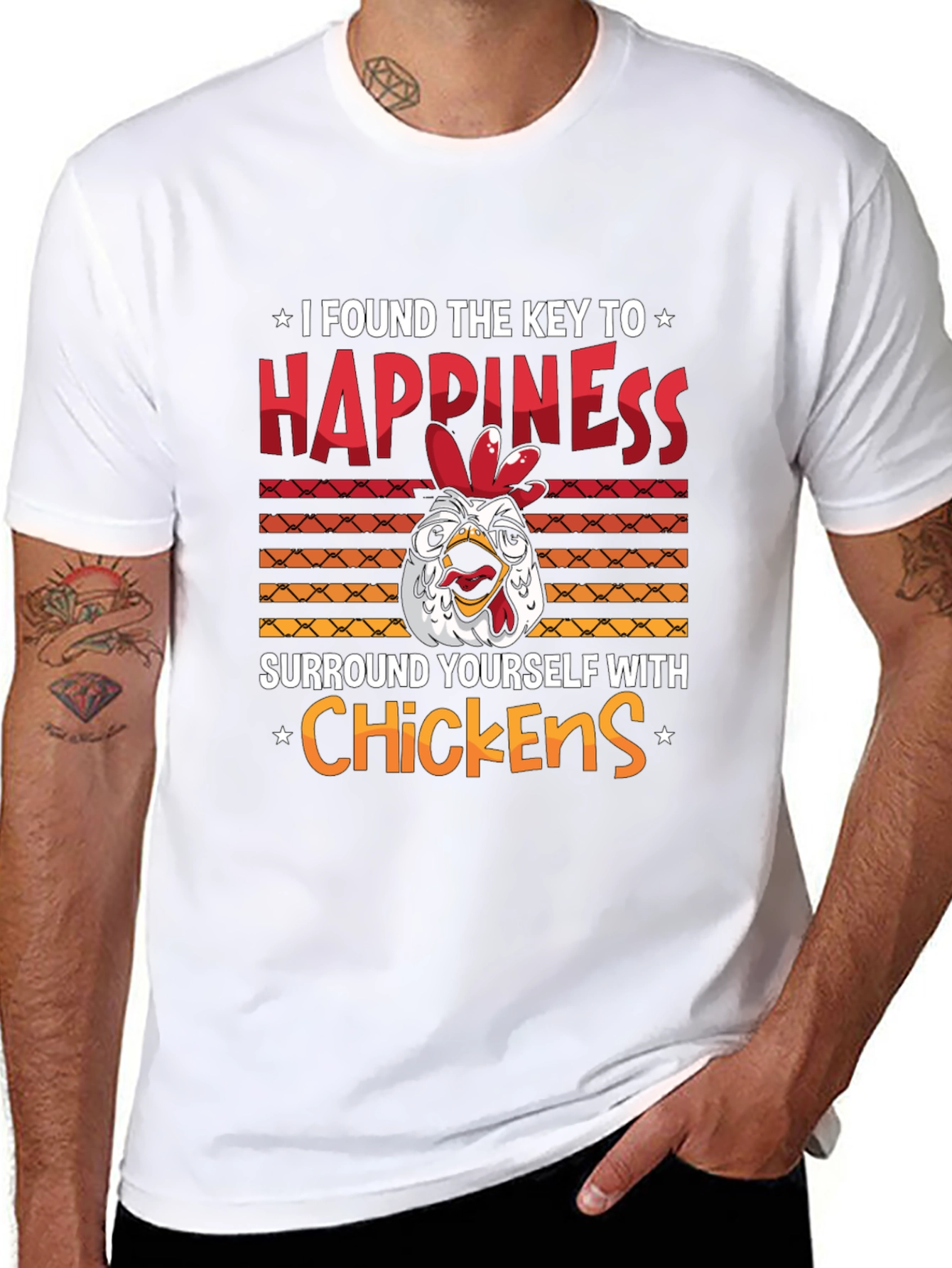 Funny Chicken Happiness T-Shirt
