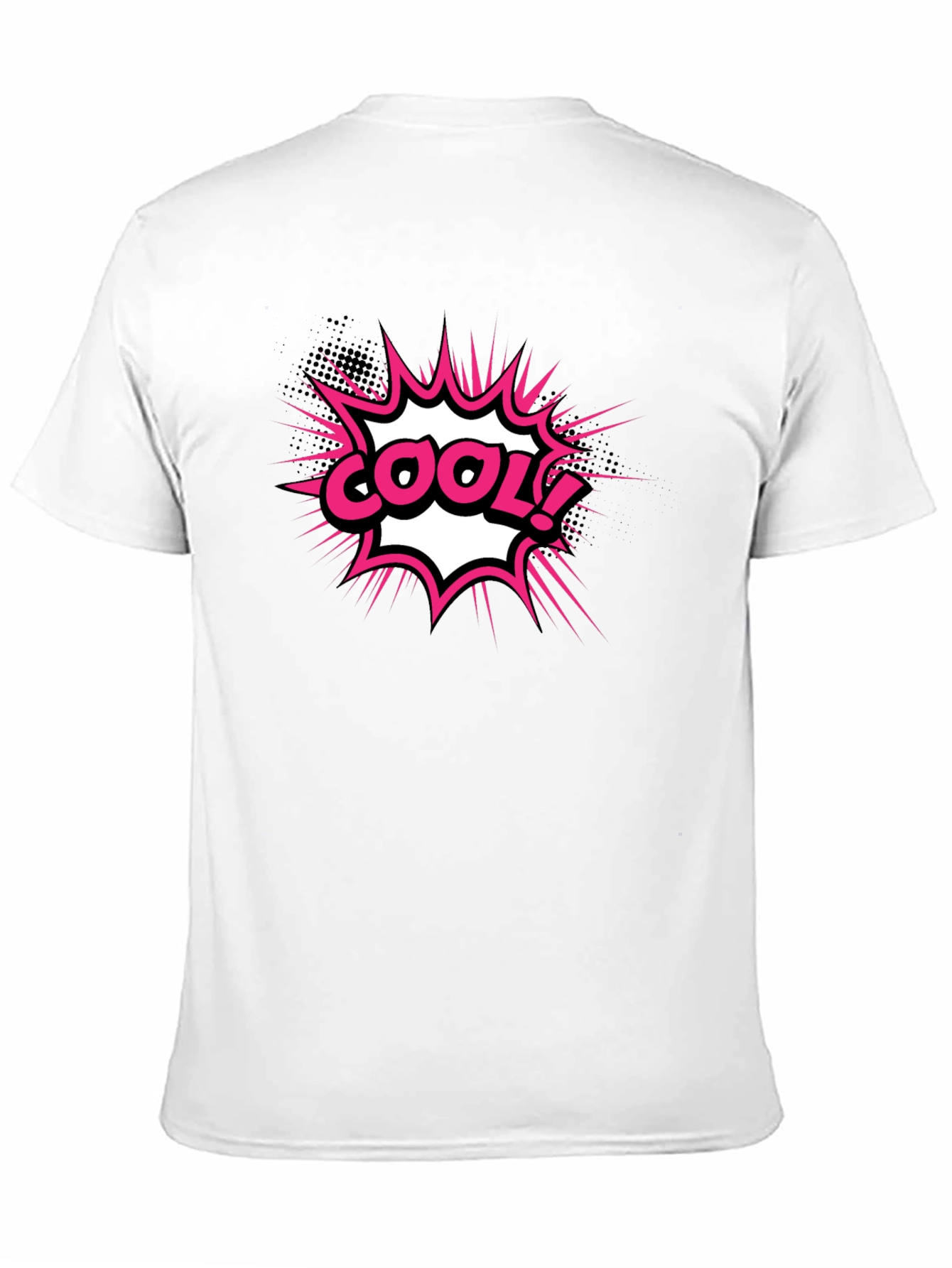 Cool Graphic T-Shirt - Black Comic Style Tee