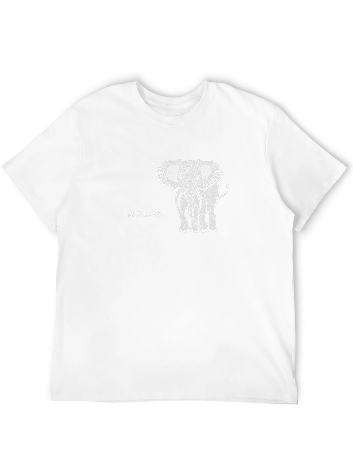 Elephant Im Alive Graphic T-Shirt