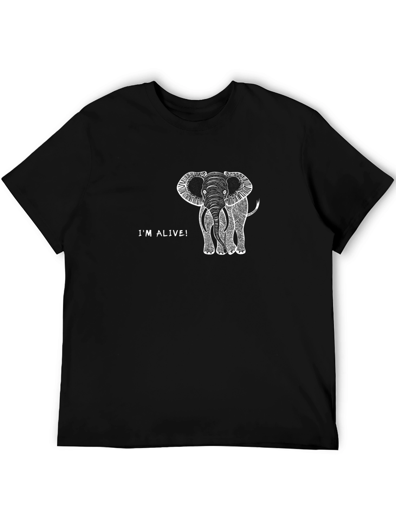 Elephant Im Alive Graphic T-Shirt