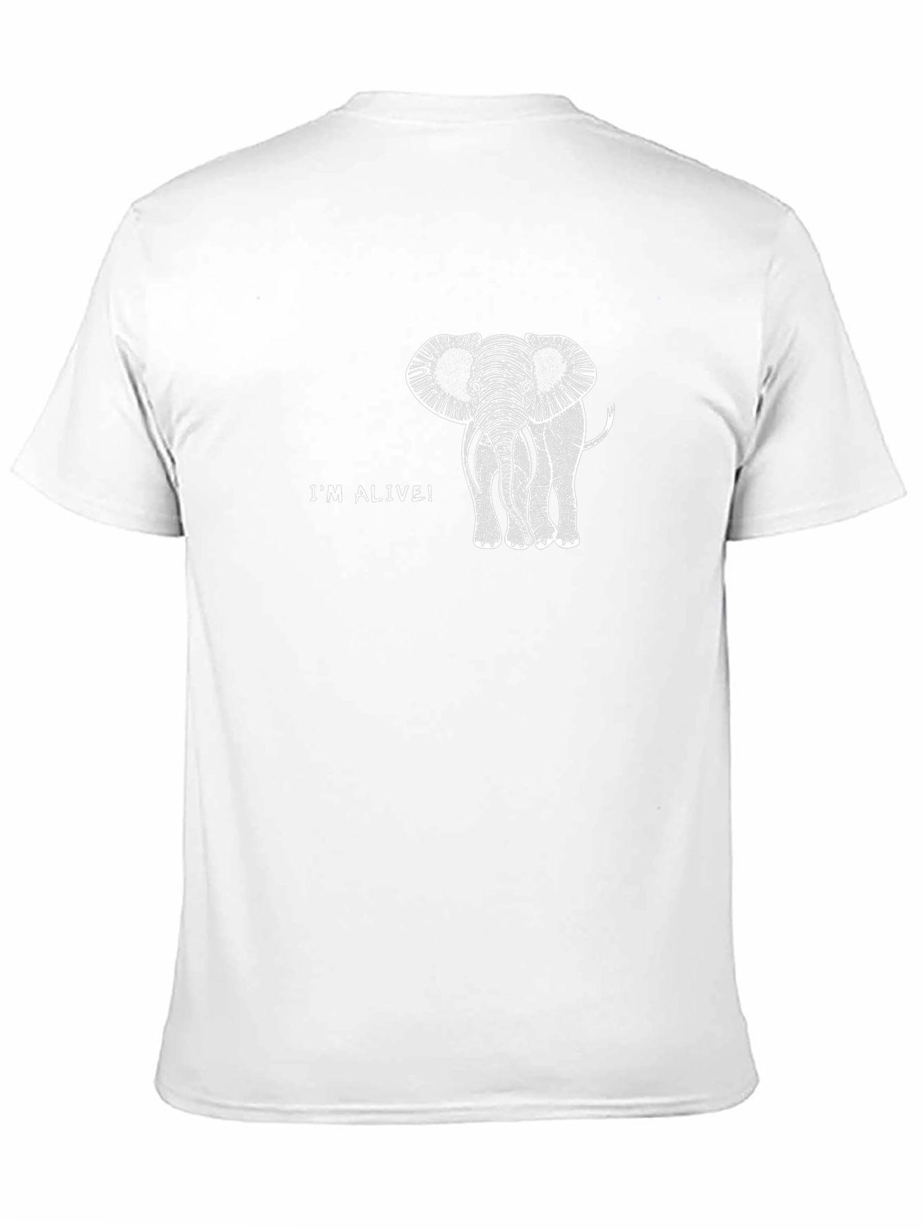 Elephant Im Alive Graphic T-Shirt
