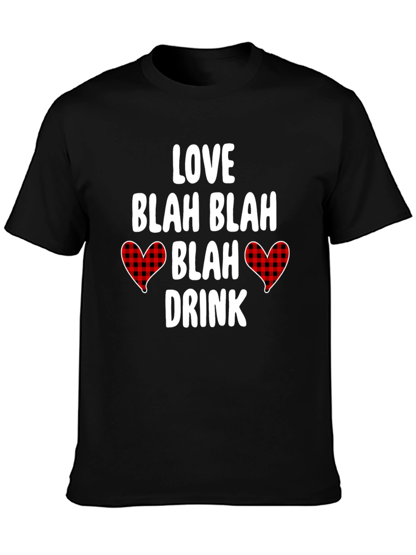 Love Blah Blah Valentines Graphic Tee