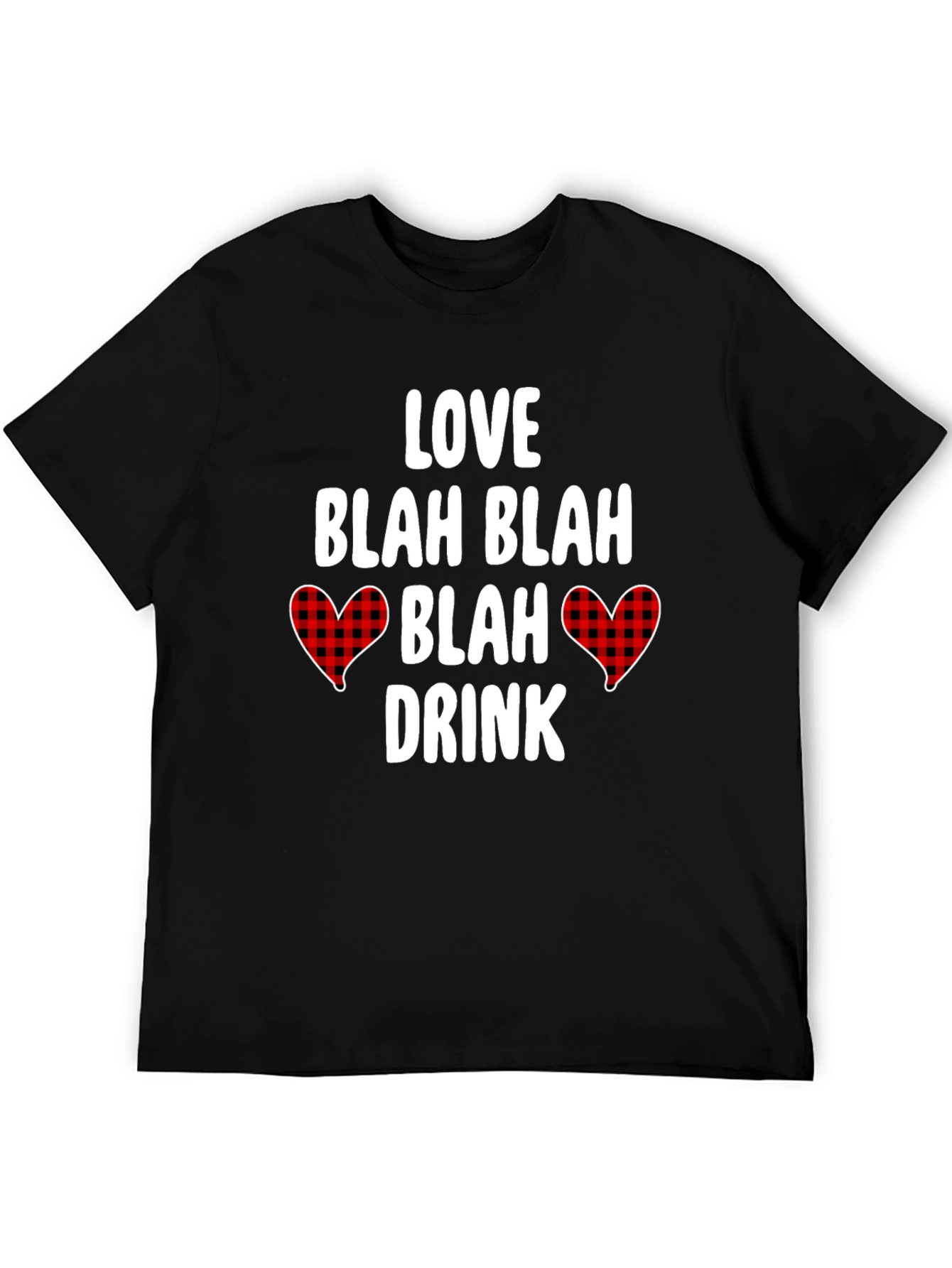 Love Blah Blah Valentines Graphic Tee