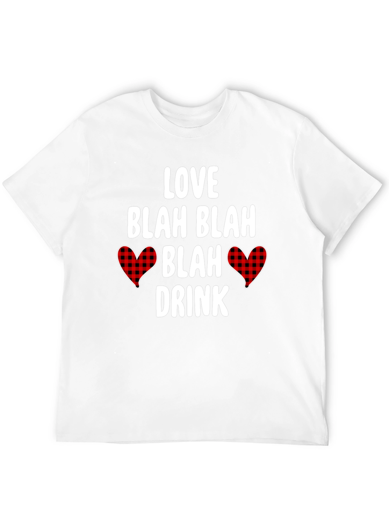 Love Blah Blah Valentines Graphic Tee