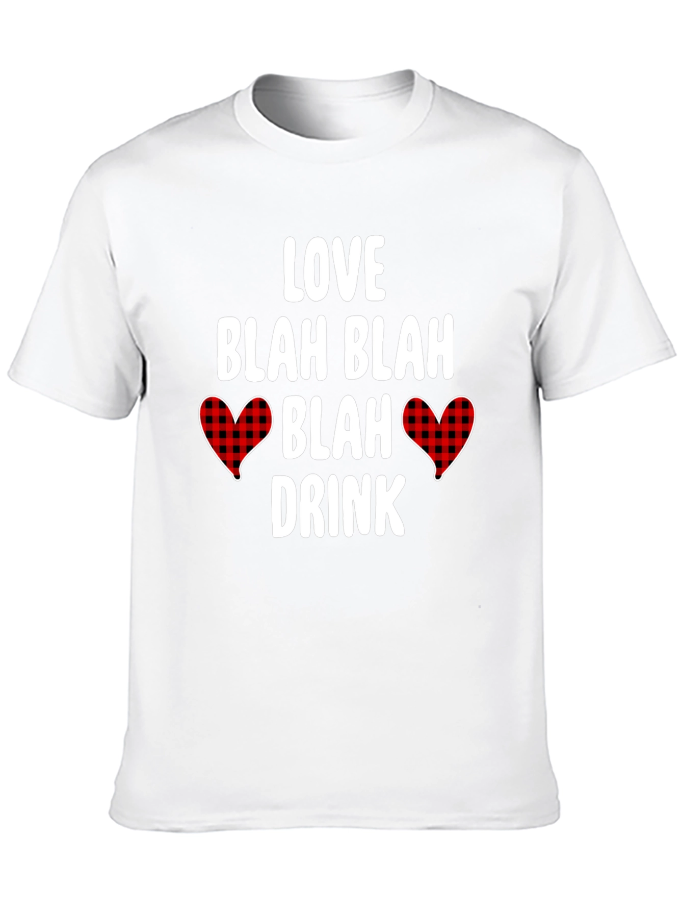 Love Blah Blah Valentines Graphic Tee