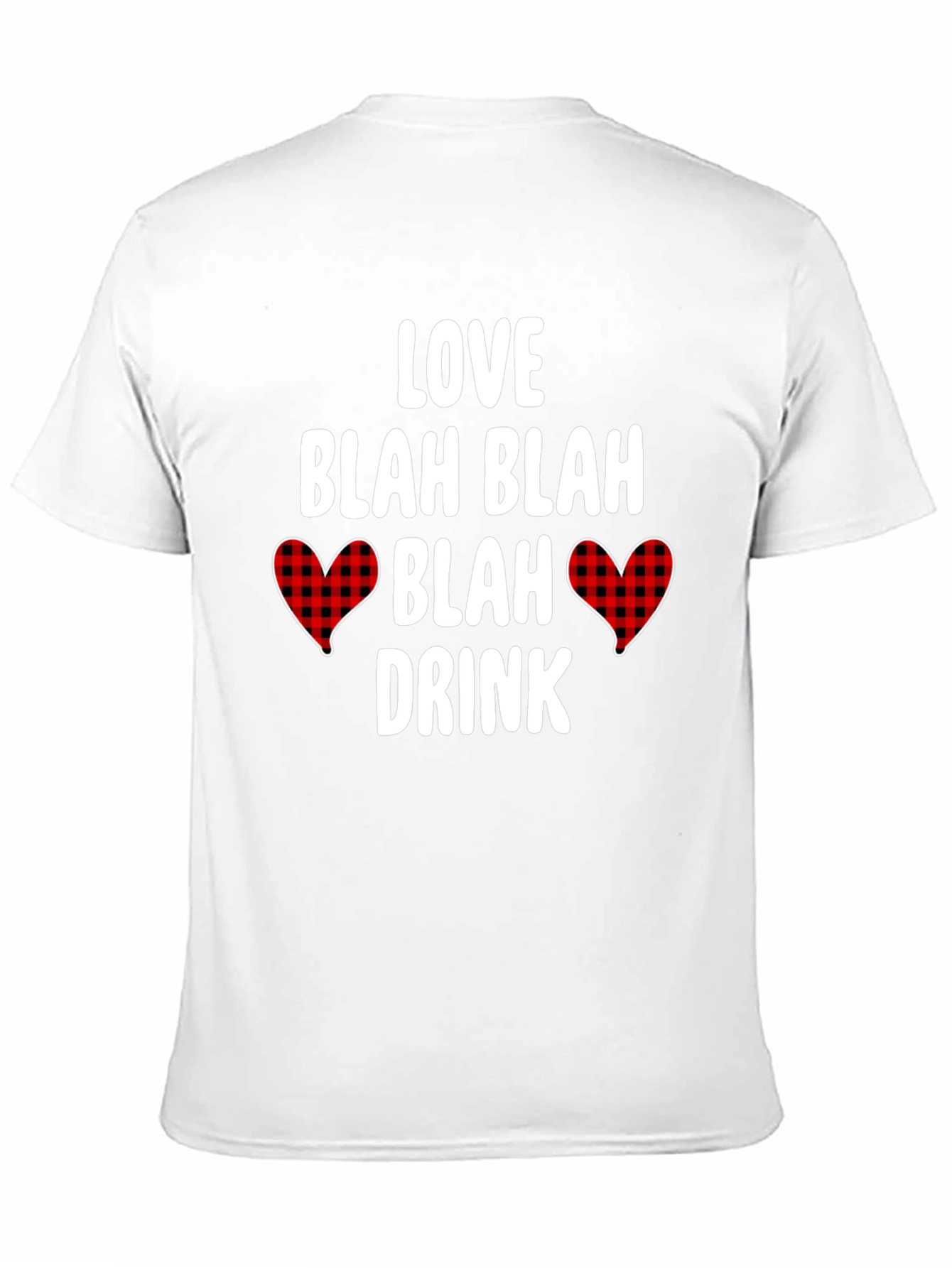 Love Blah Blah Valentines Graphic Tee