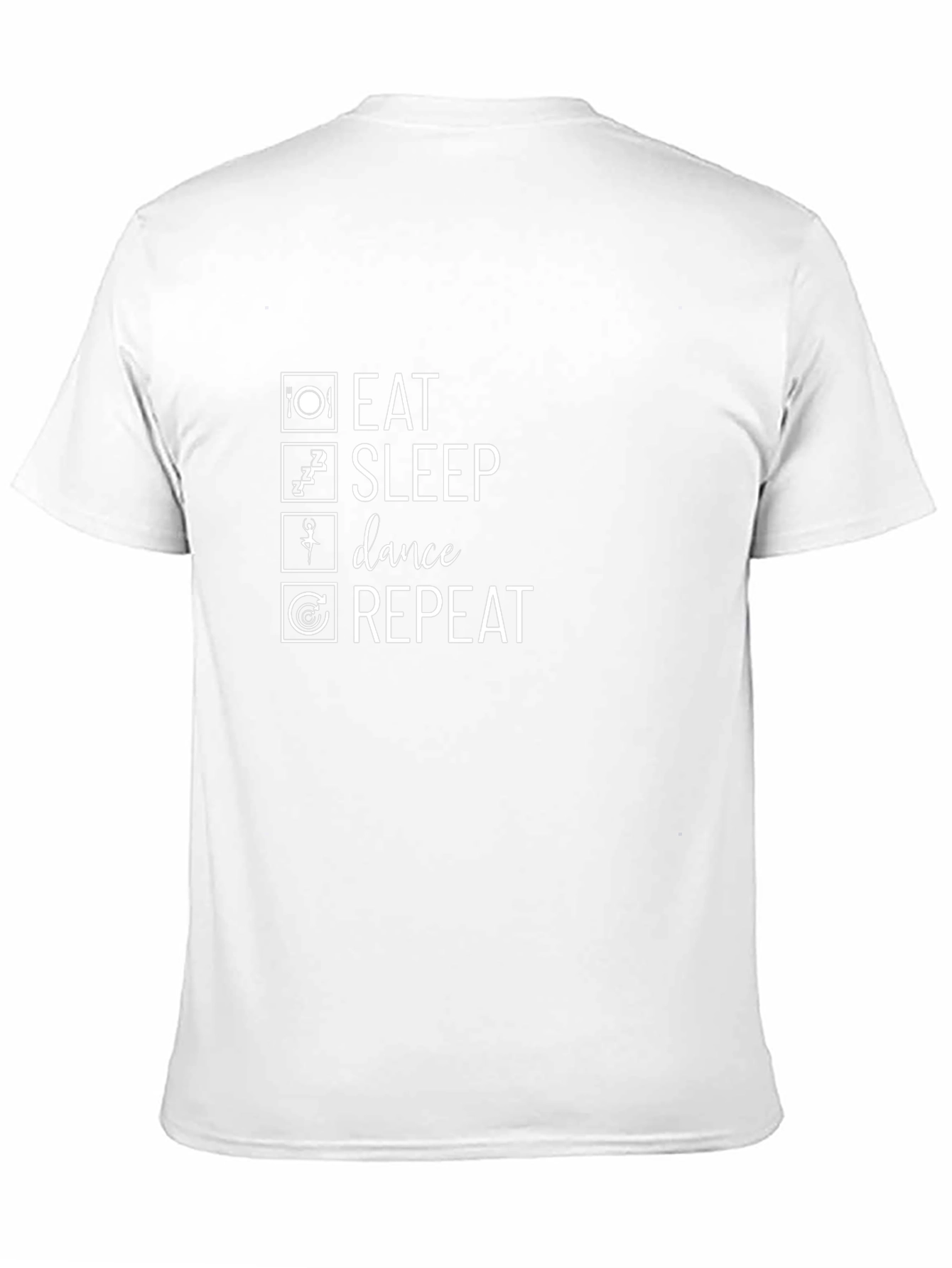 Eat Sleep Dance Repeat Graphic T-Shirt