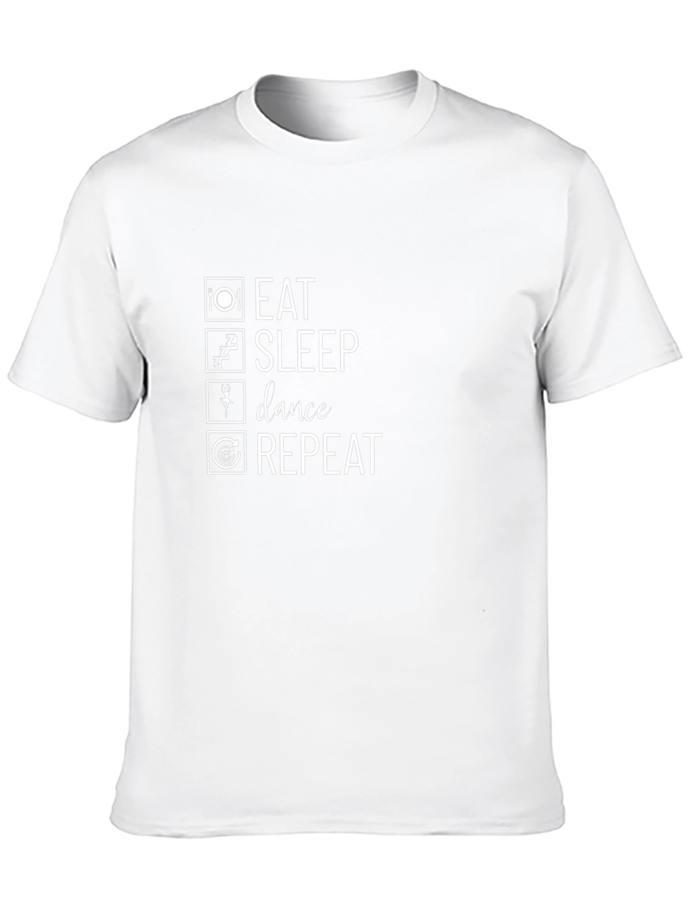 Eat Sleep Dance Repeat Graphic T-Shirt