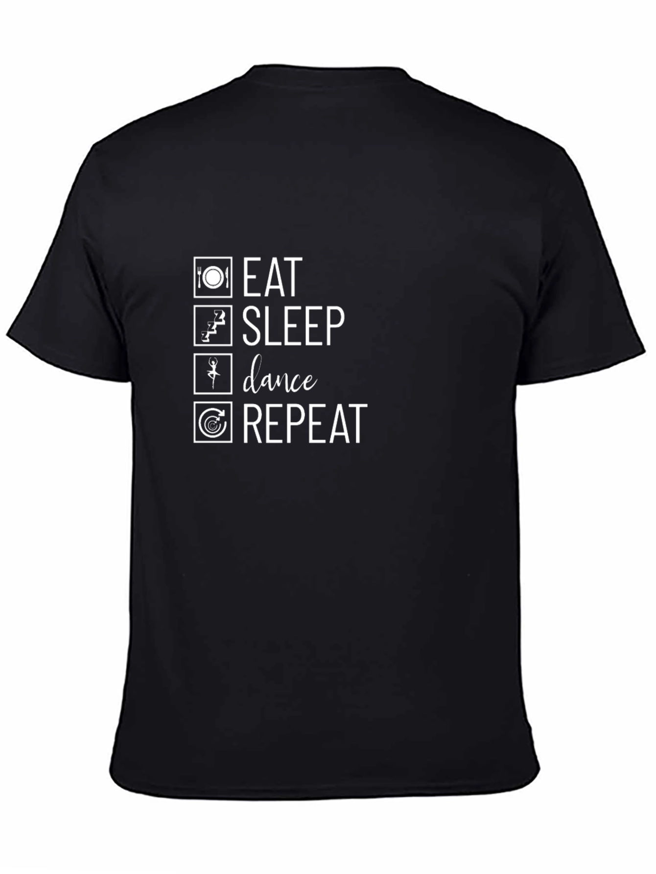Eat Sleep Dance Repeat Graphic T-Shirt