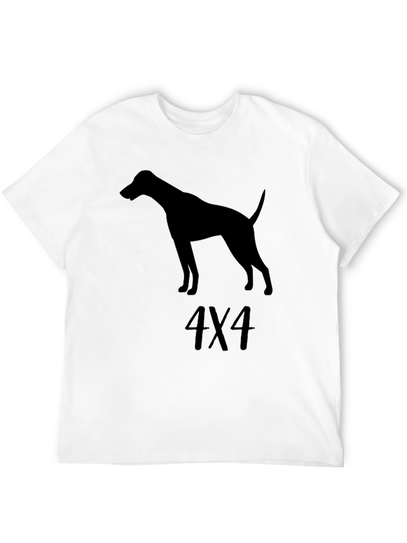 Dog 4X4 Graphic Tee - Stylish Mens Black T-Shirt