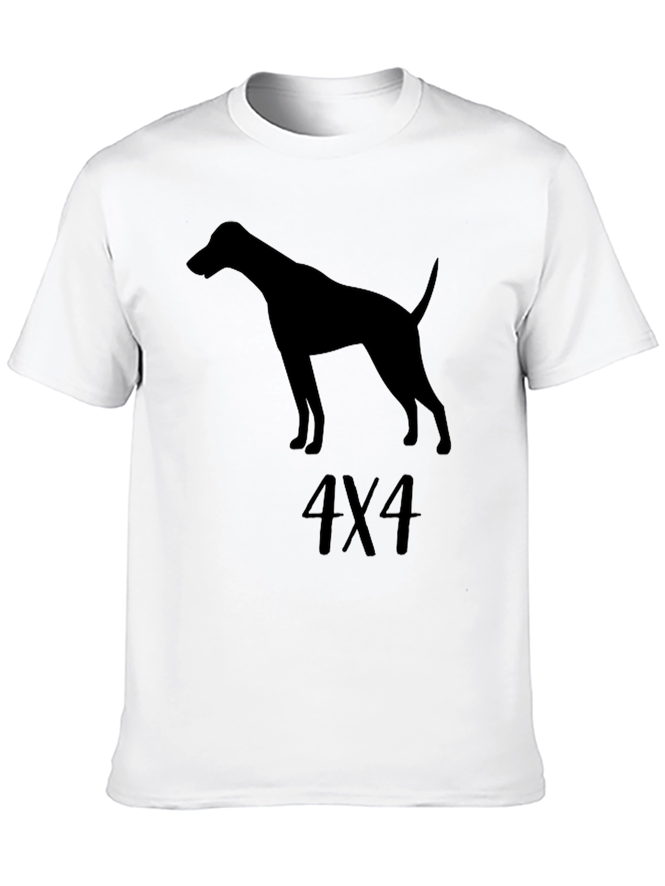 Dog 4X4 Graphic Tee - Stylish Mens Black T-Shirt