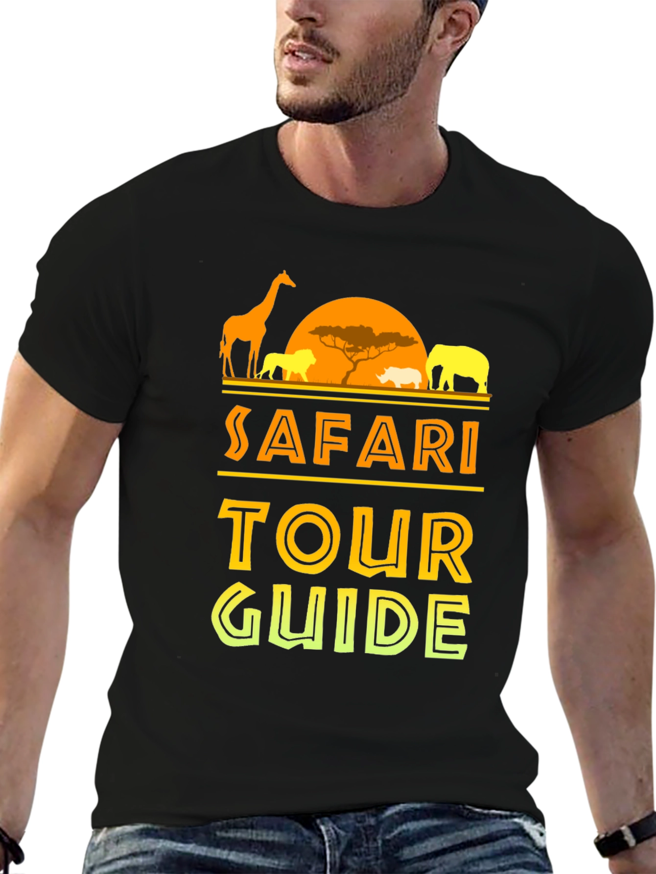 Safari Tour Guide T-Shirt - Wildlife Adventure