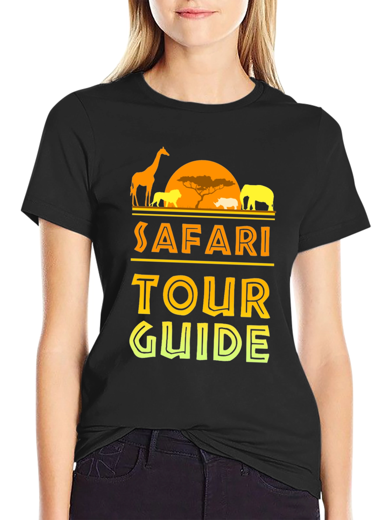 Safari Tour Guide T-Shirt - Wildlife Adventure