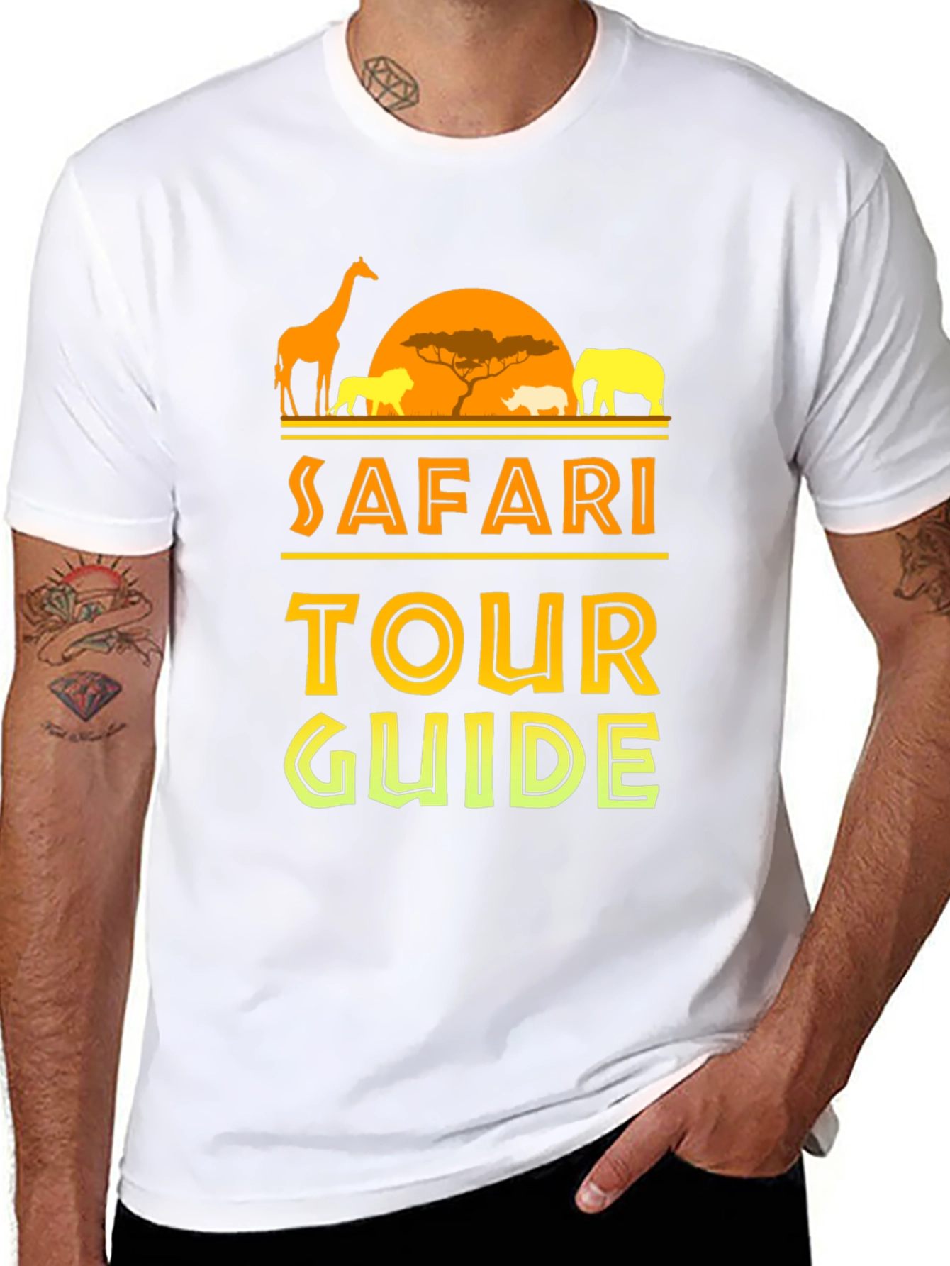 Safari Tour Guide T-Shirt - Wildlife Adventure