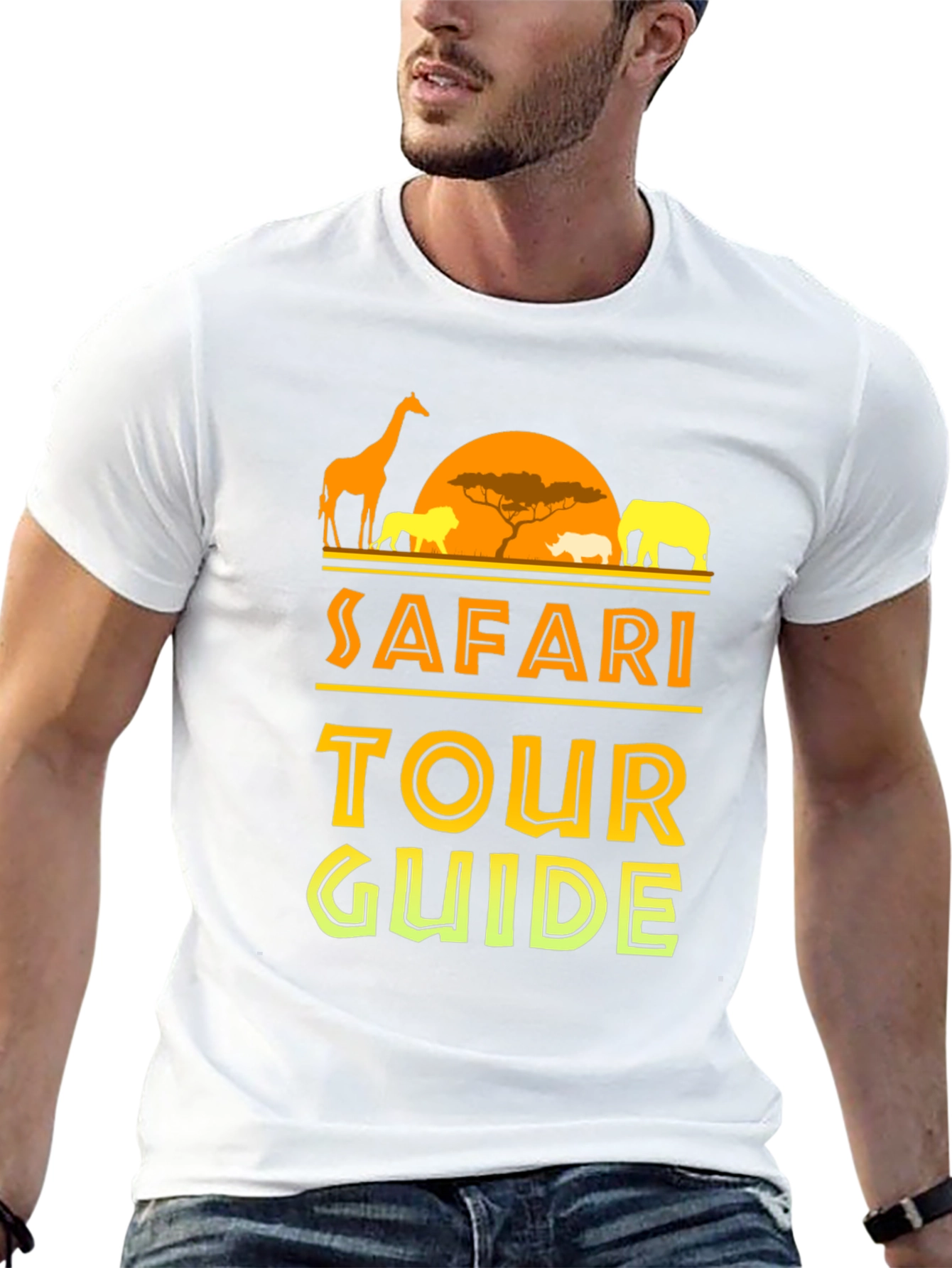 Safari Tour Guide T-Shirt - Wildlife Adventure