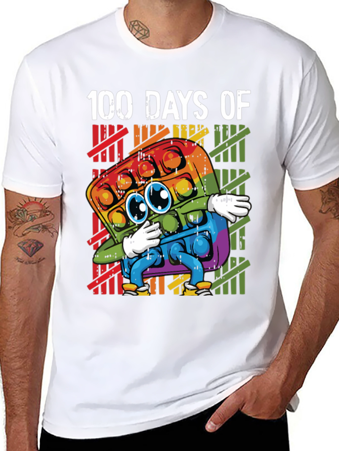 100 Days of School Pop It T-Shirt