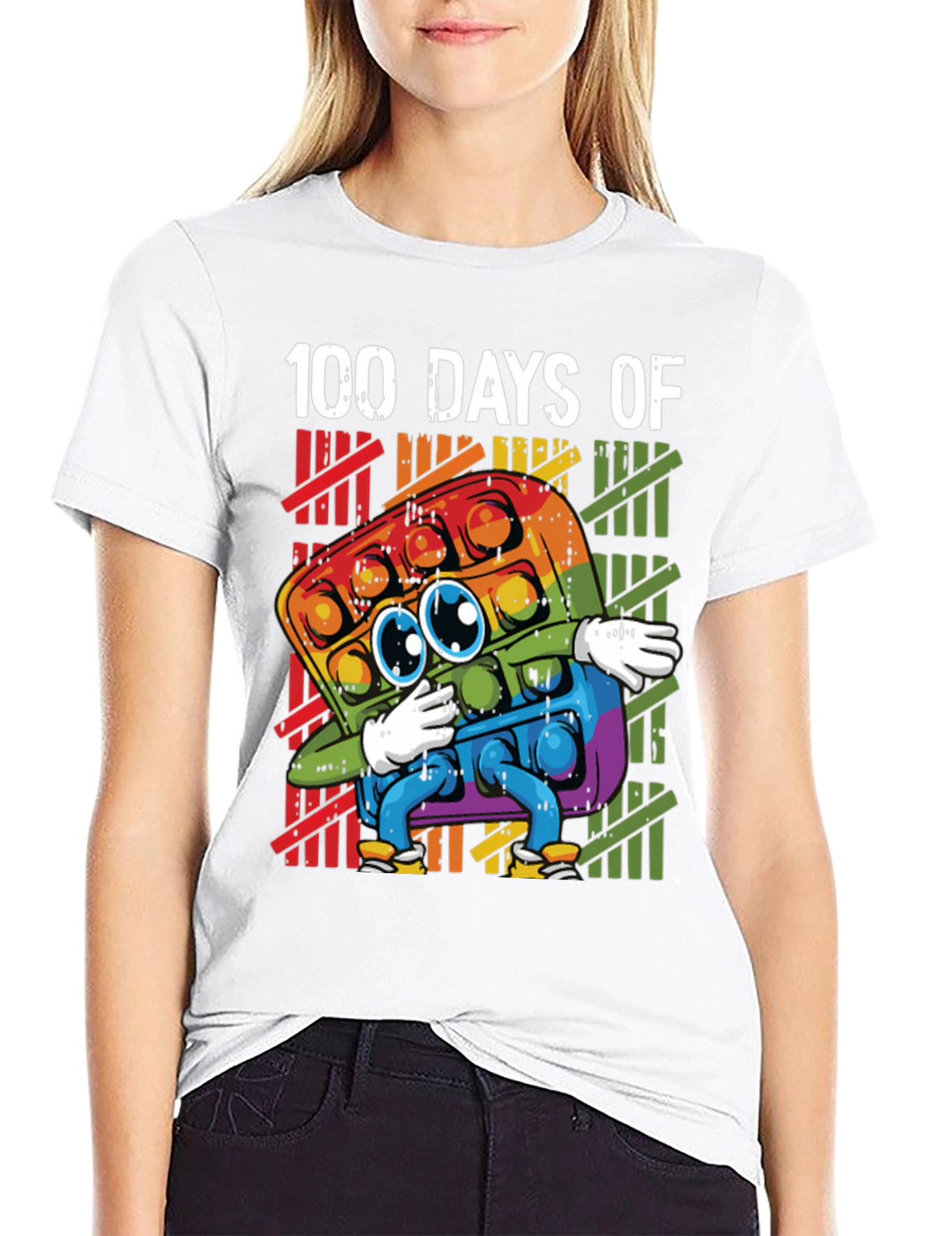 100 Days of School Pop It T-Shirt