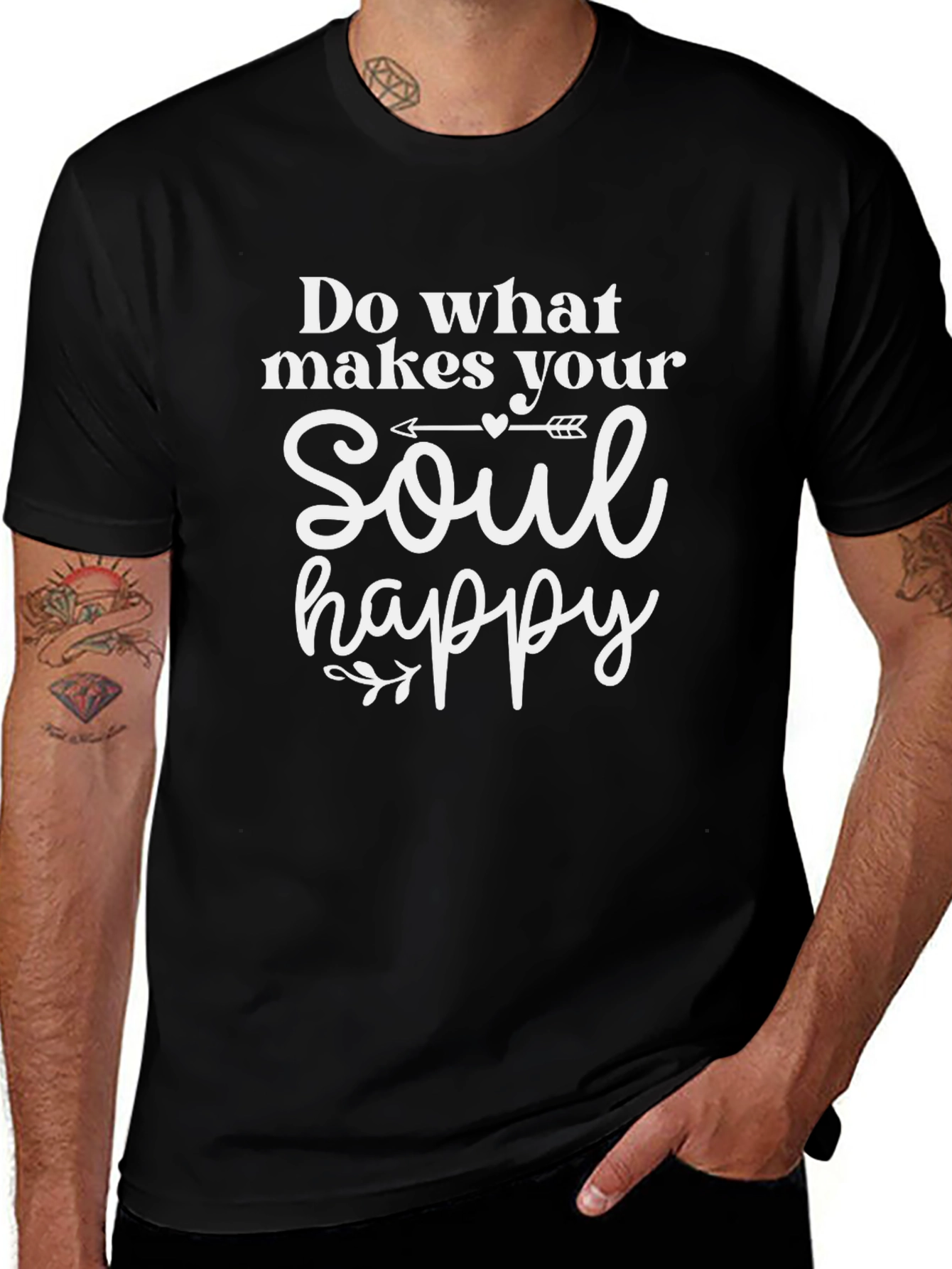 Soul Happy Graphic Tee - Inspirational Shirt