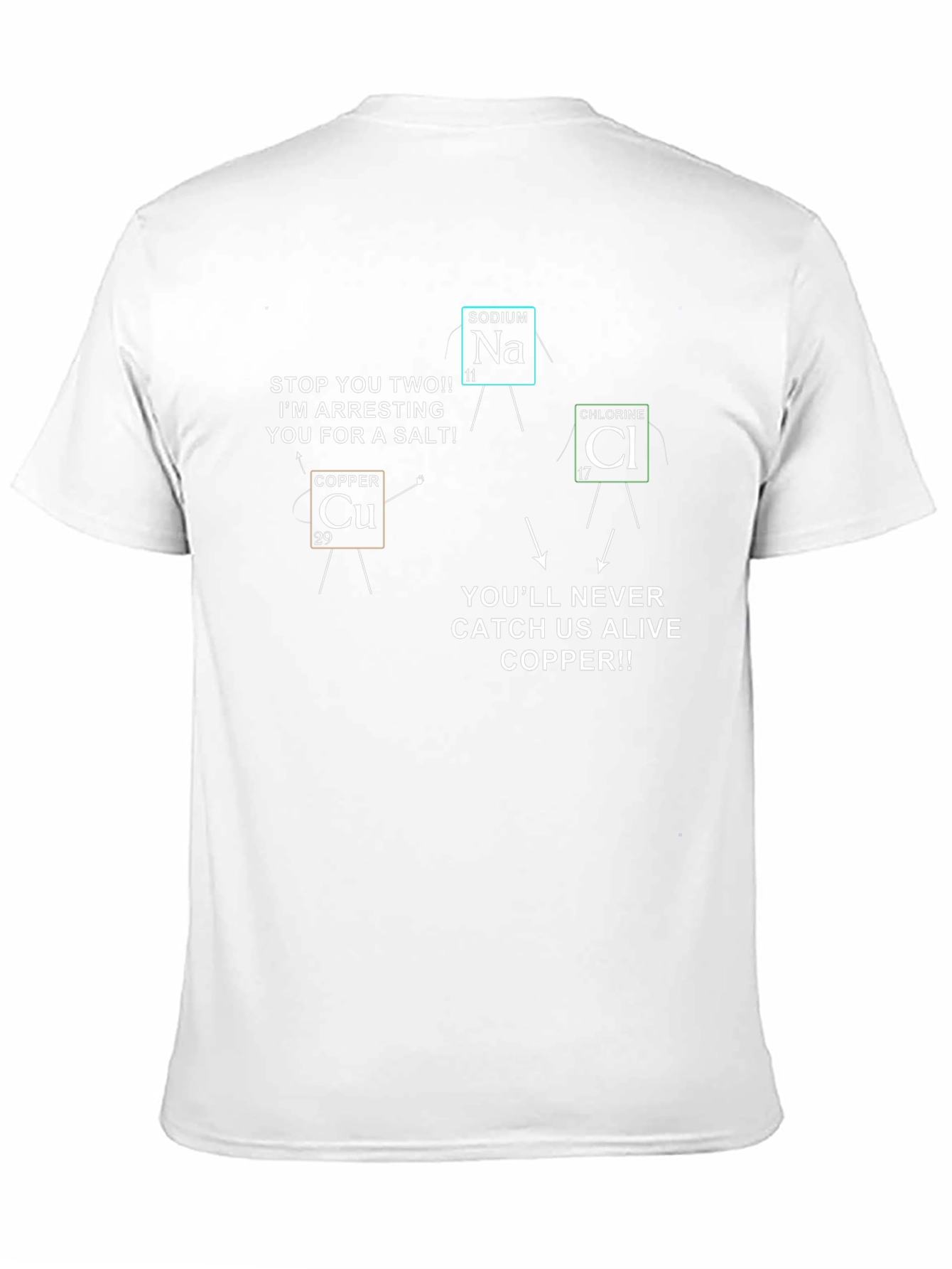 Funny Chemistry T-Shirt - Copper Arresting Salt