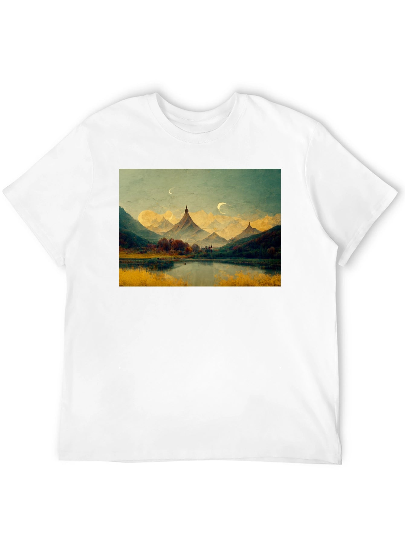 Mountain Lake Scenic T-Shirt
