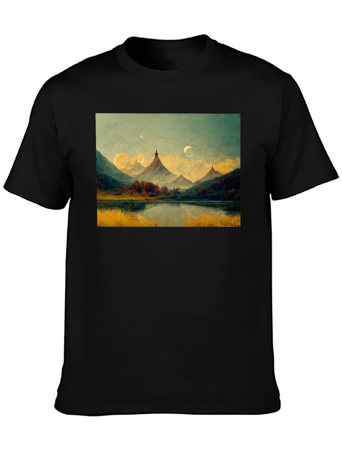 Mountain Lake Scenic T-Shirt