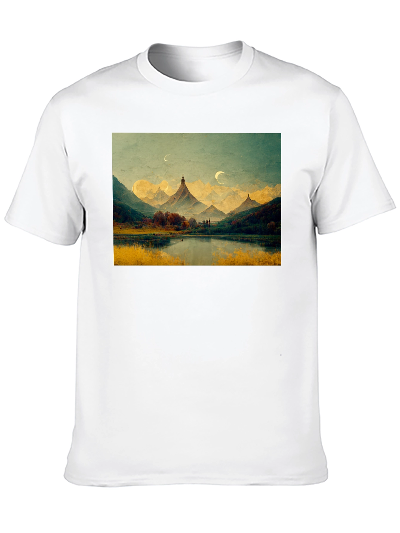 Mountain Lake Scenic T-Shirt