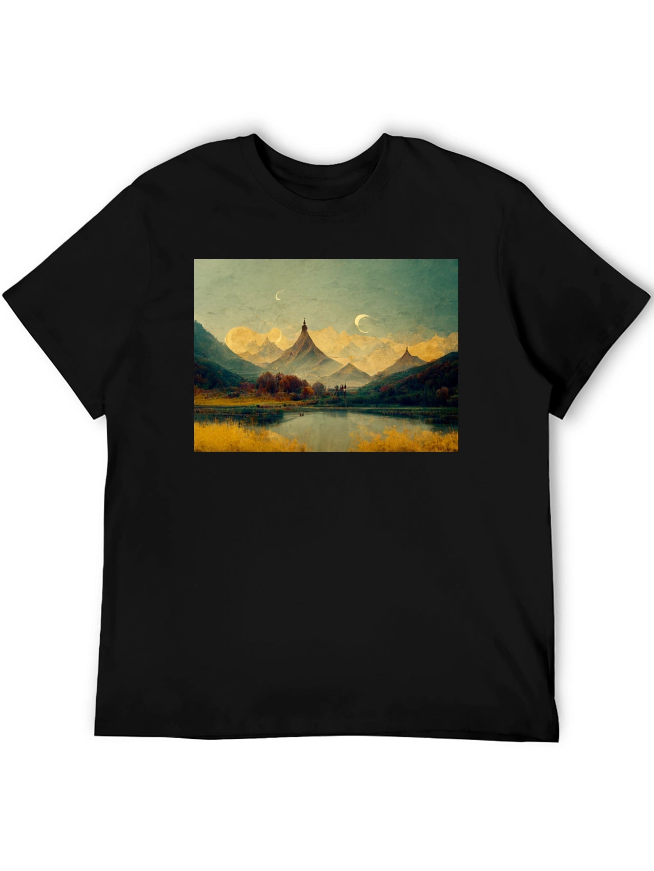 Mountain Lake Scenic T-Shirt