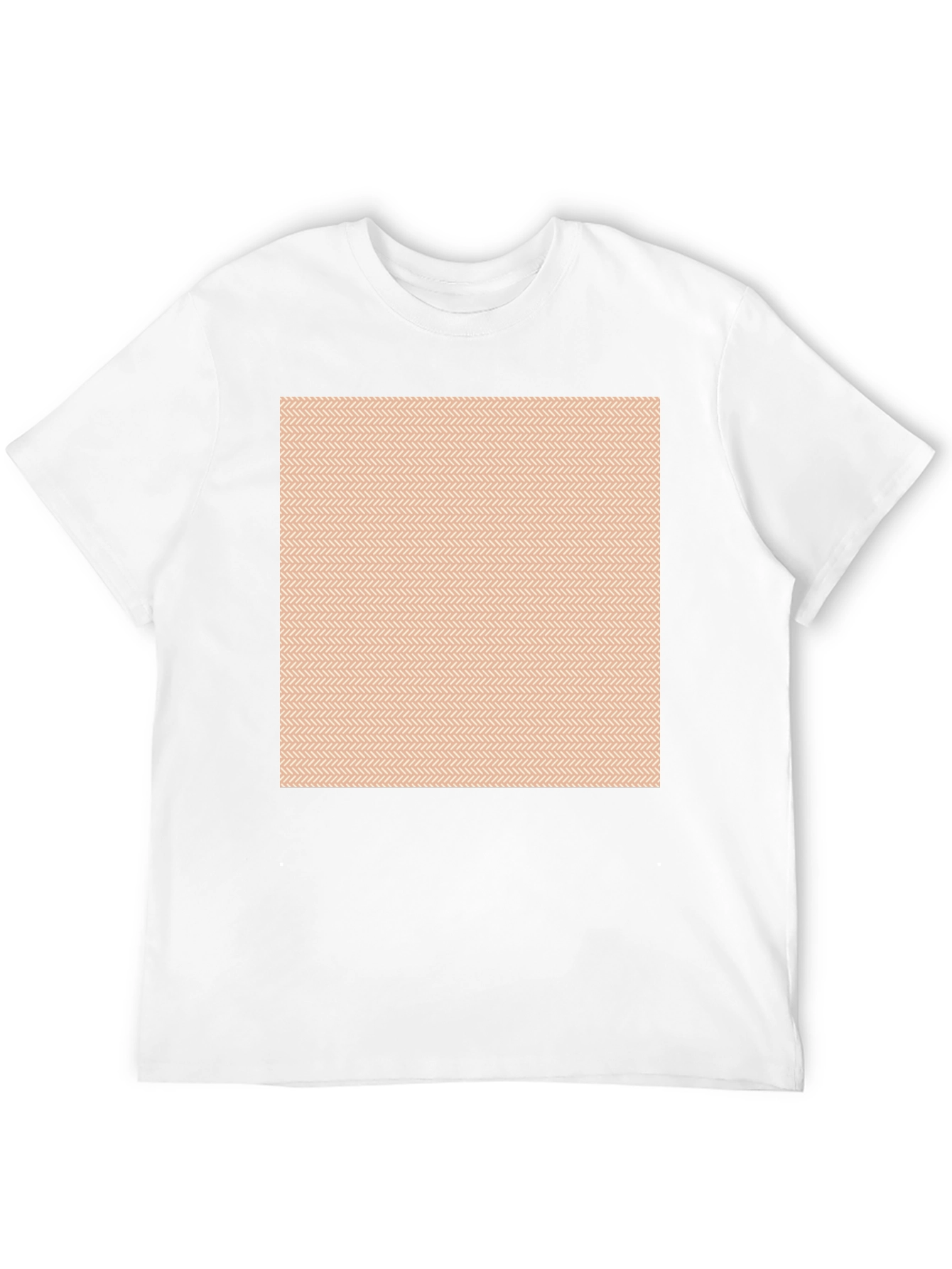 Stylish Black Tee with Geometric Pattern