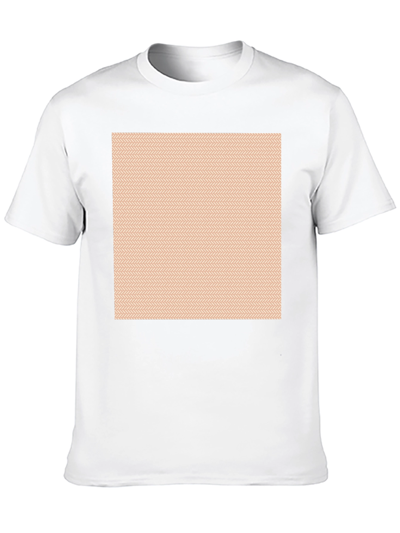 Stylish Black Tee with Geometric Pattern