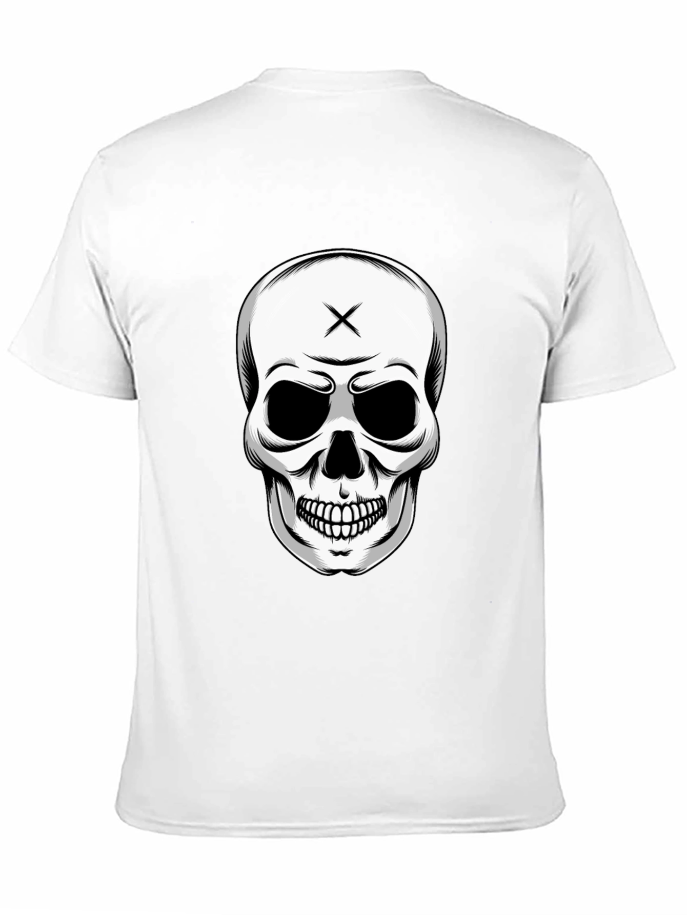 Skull Graphic T-Shirt - Edgy Black Tee