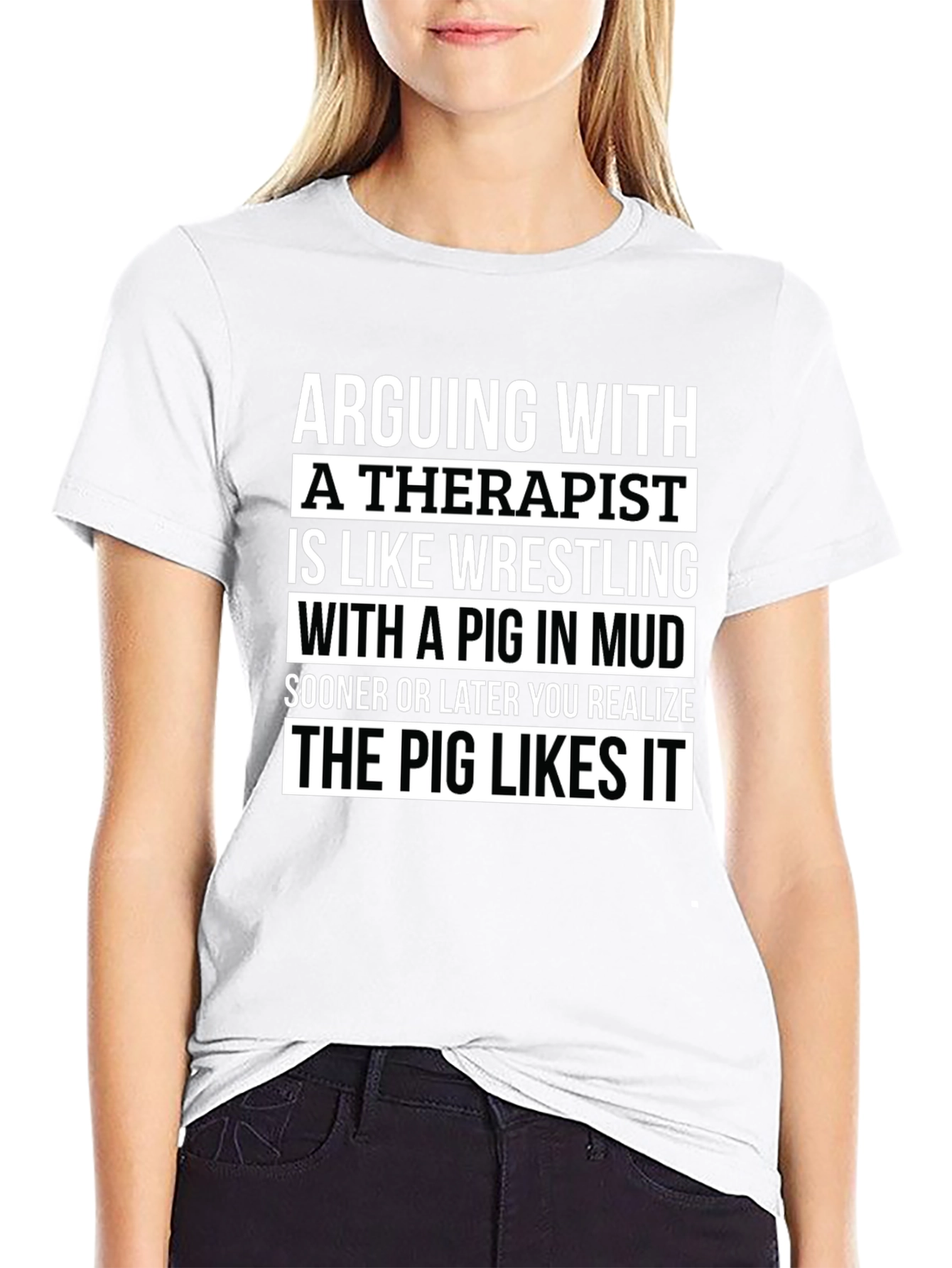 Arguing With a Therapist T-Shirt - Funny Novelty Tee