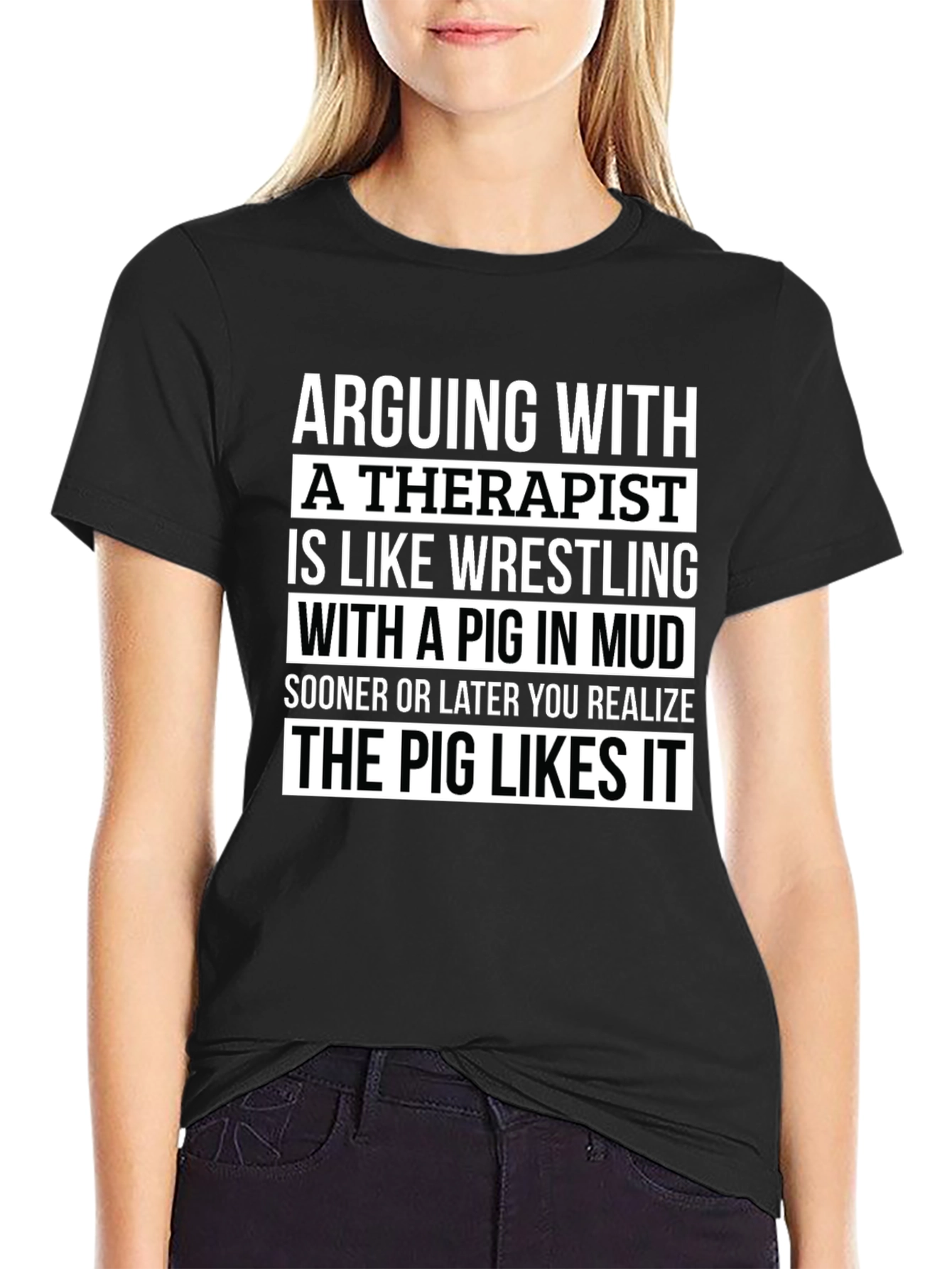 Arguing With a Therapist T-Shirt - Funny Novelty Tee
