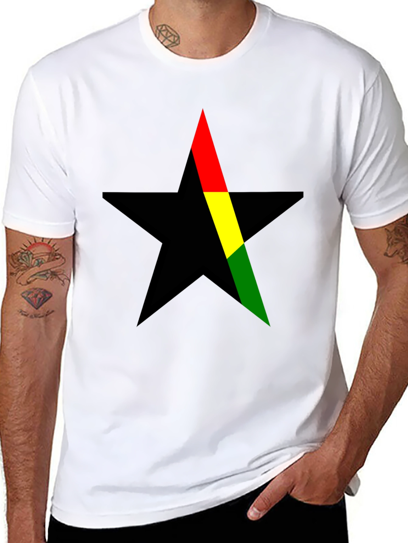 Graphic Black Star T-Shirt