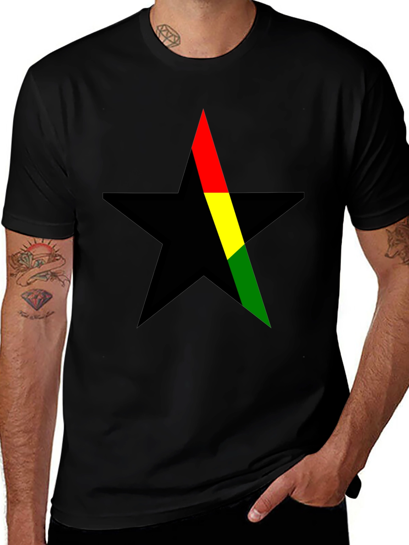 Graphic Black Star T-Shirt