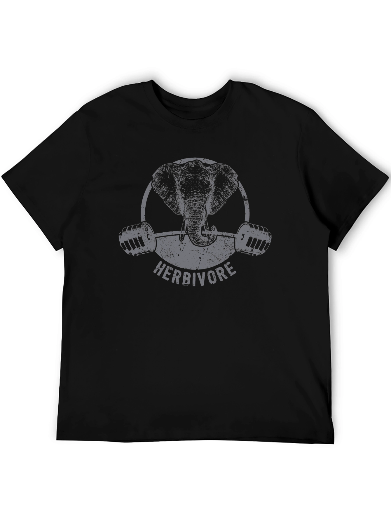 Herbivore Elephant Gym T-Shirt - Black