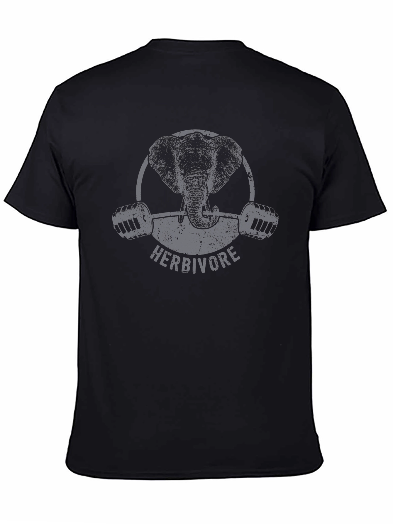 Herbivore Elephant Gym T-Shirt - Black