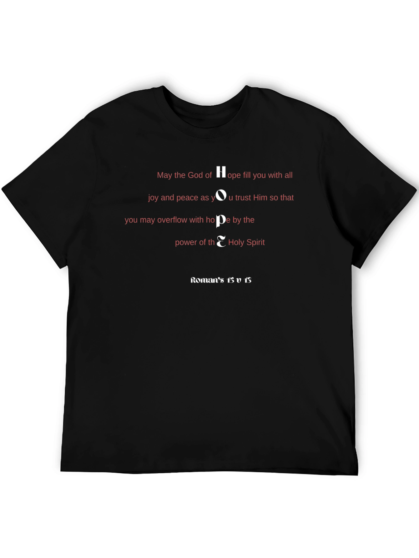 Hope T-Shirt - Romans 15:13 Christian Tee