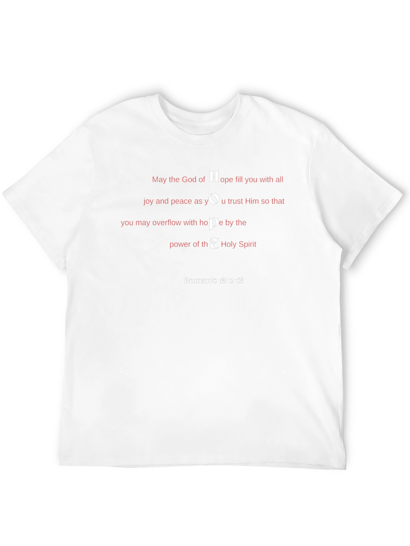 Hope T-Shirt - Romans 15:13 Christian Tee