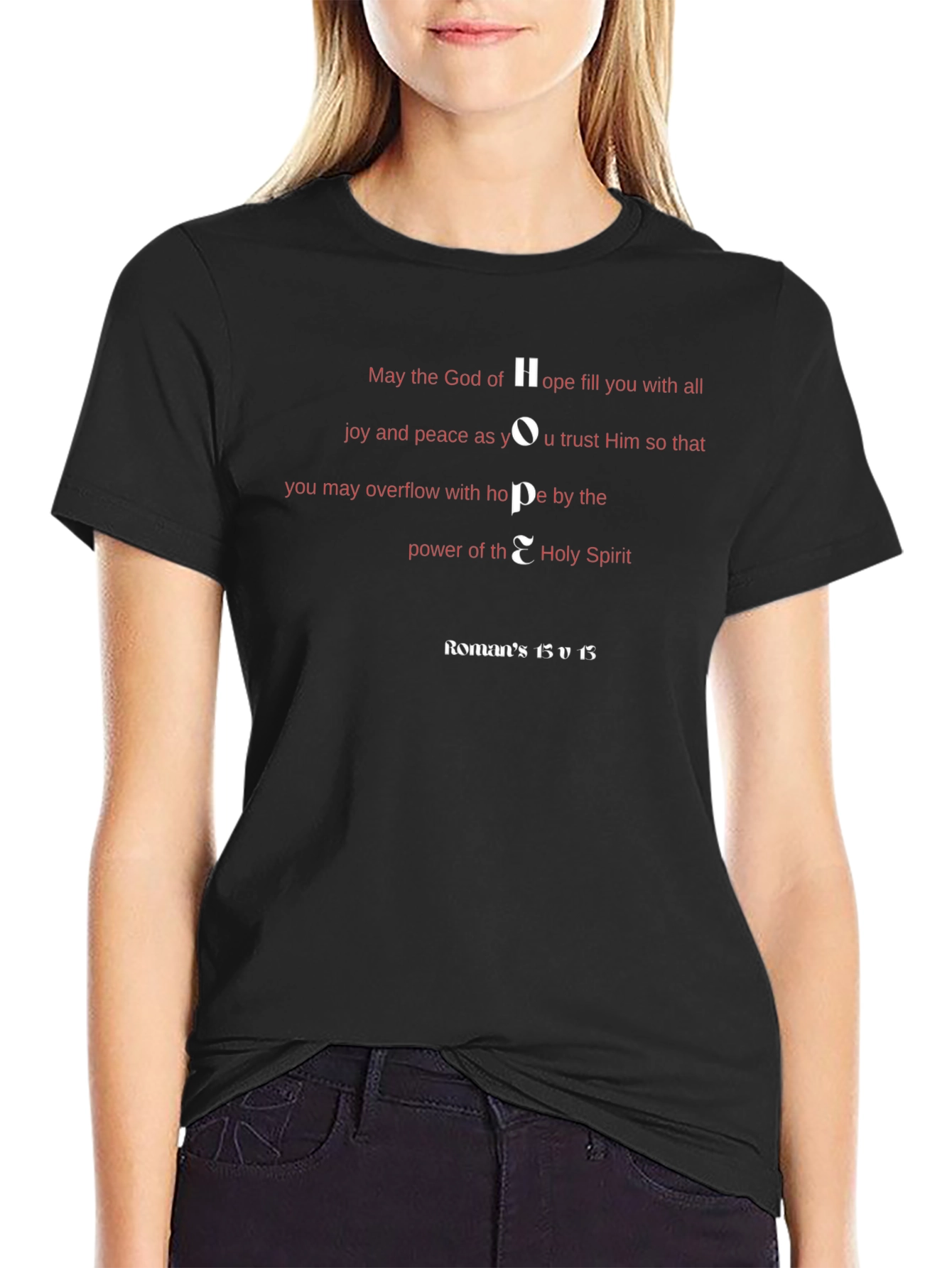 Hope T-Shirt - Romans 15:13 Christian Tee
