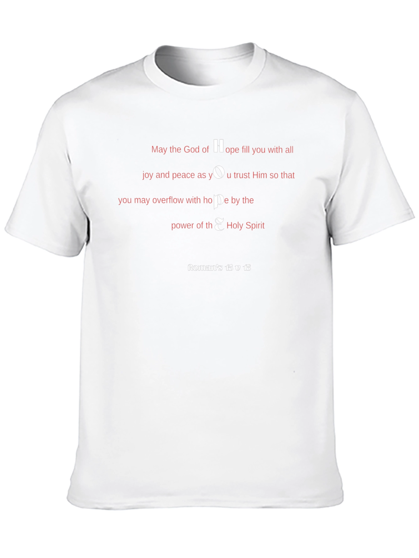 Hope T-Shirt - Romans 15:13 Christian Tee