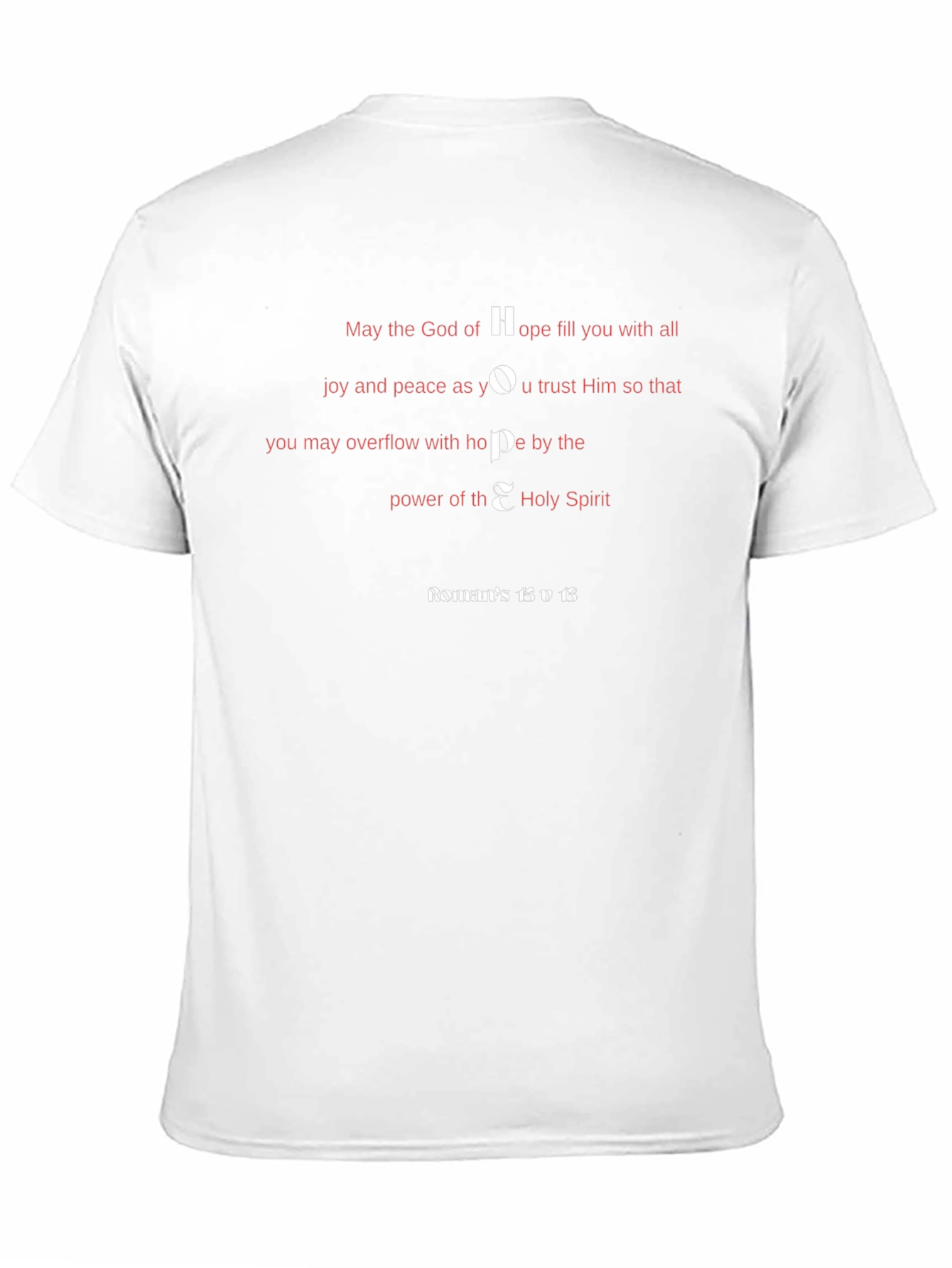 Hope T-Shirt - Romans 15:13 Christian Tee
