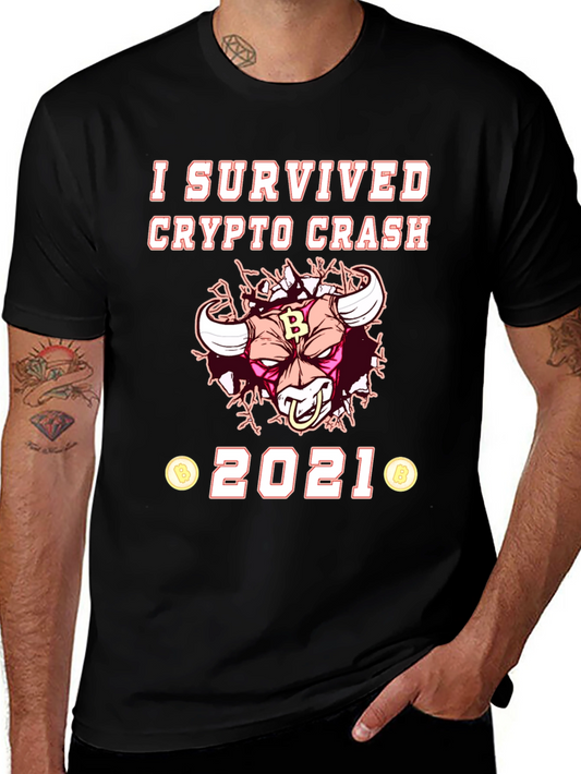 Crypto Crash 2021 Survivor T-Shirt