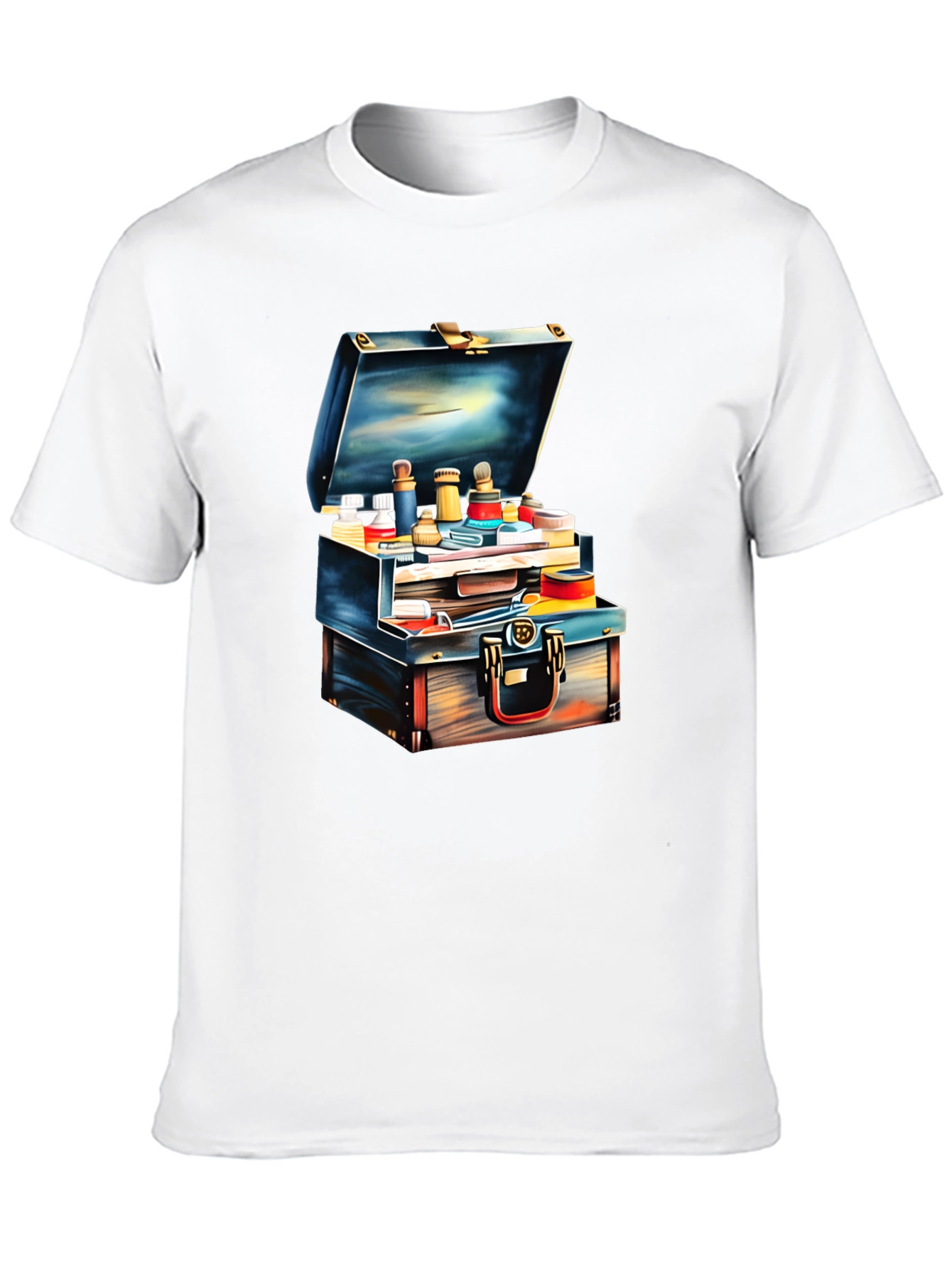 Unique Suitcase Graphic T-Shirt