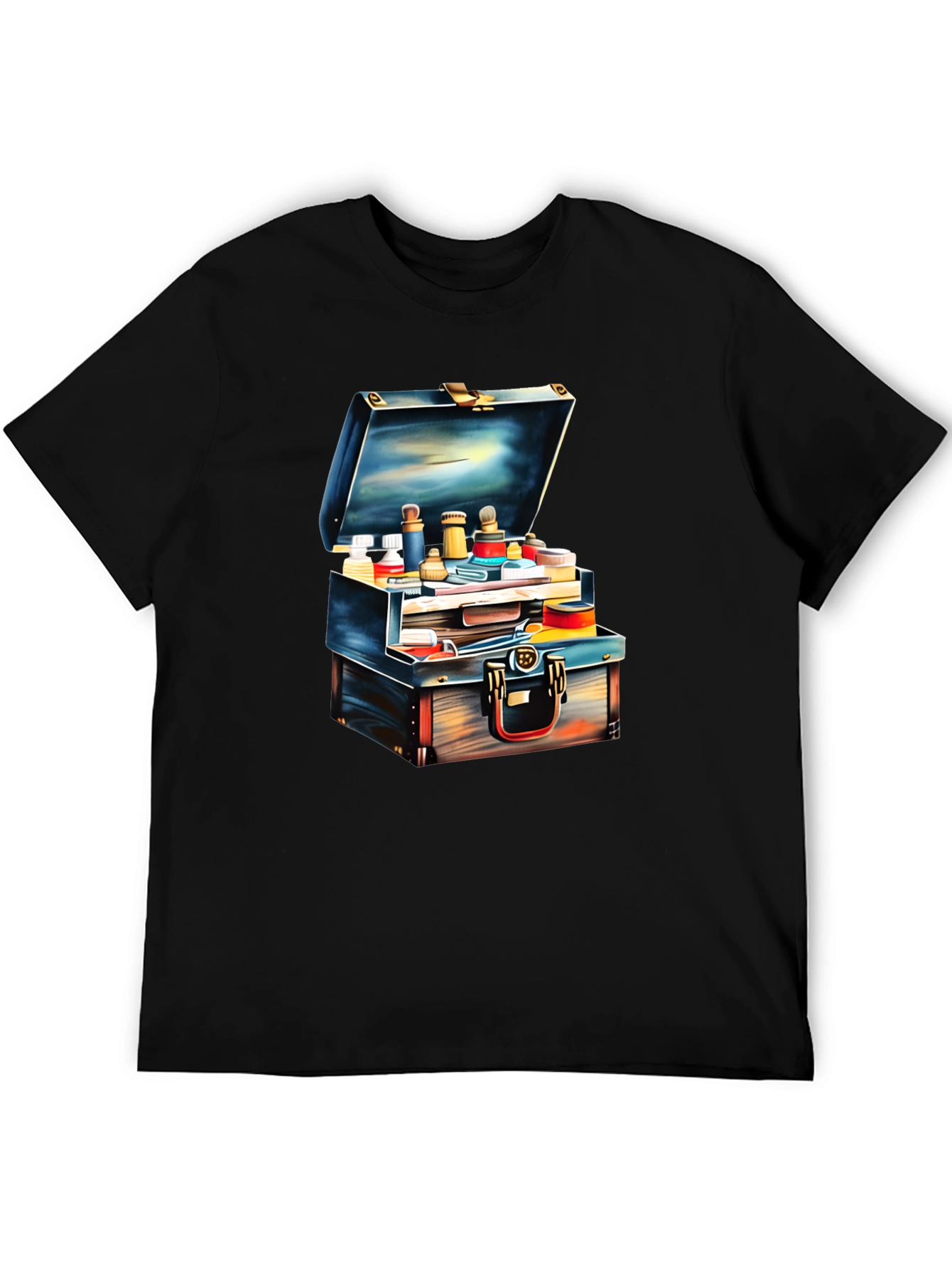 Unique Suitcase Graphic T-Shirt