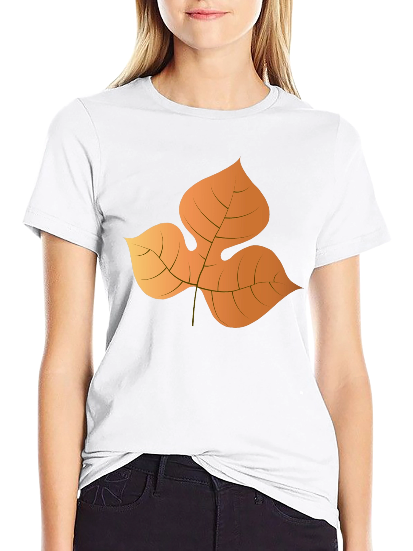 Fall Leaf Graphic Tee - Stylish and Comfortable