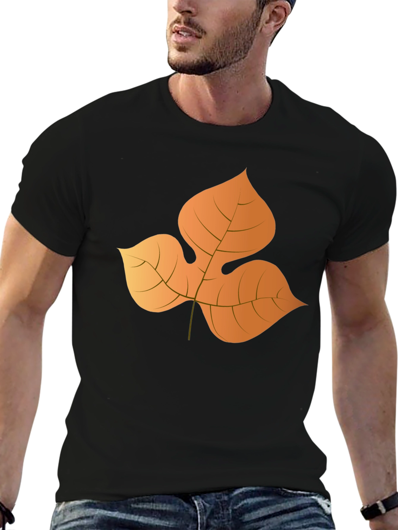 Fall Leaf Graphic Tee - Stylish and Comfortable