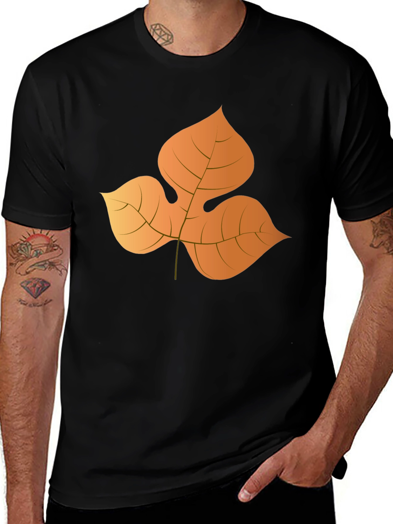 Fall Leaf Graphic Tee - Stylish and Comfortable