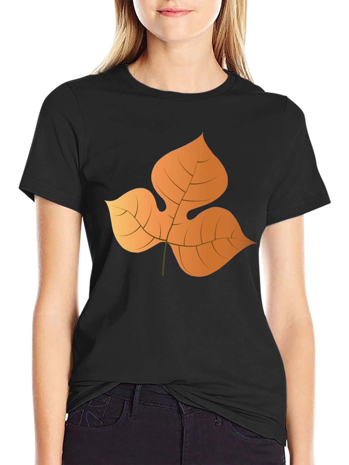 Fall Leaf Graphic Tee - Stylish and Comfortable