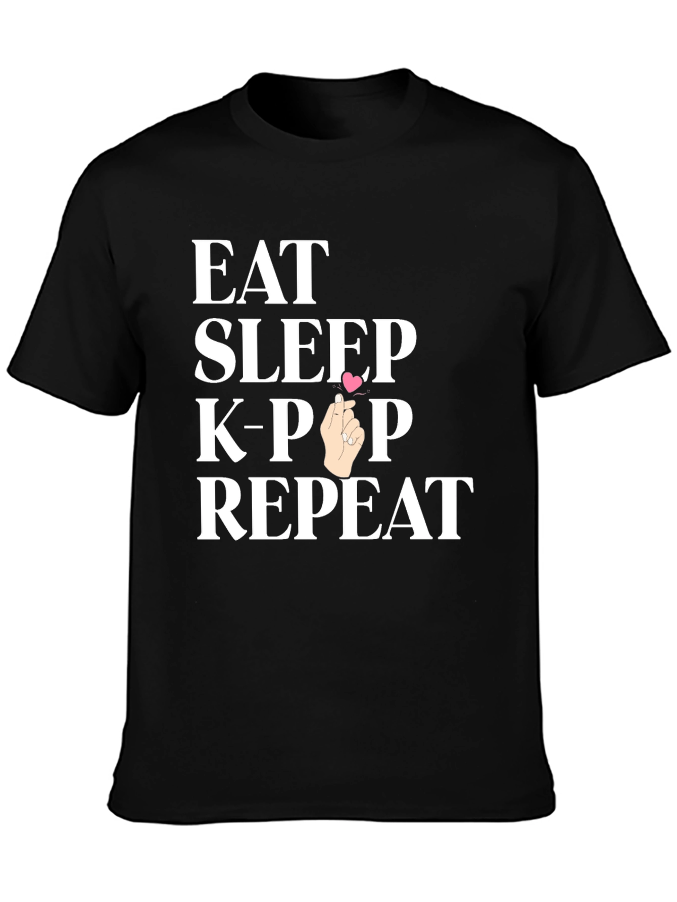Eat Sleep K-Pop Repeat T-Shirt